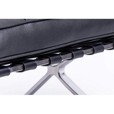 Réplique de chaise Barcelona Premium en cuir italien