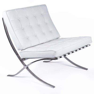 Réplique de chaise Barcelona Premium en cuir italien