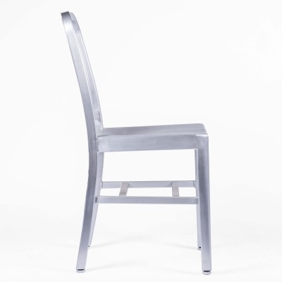 Navy Army chair replica in aluminum