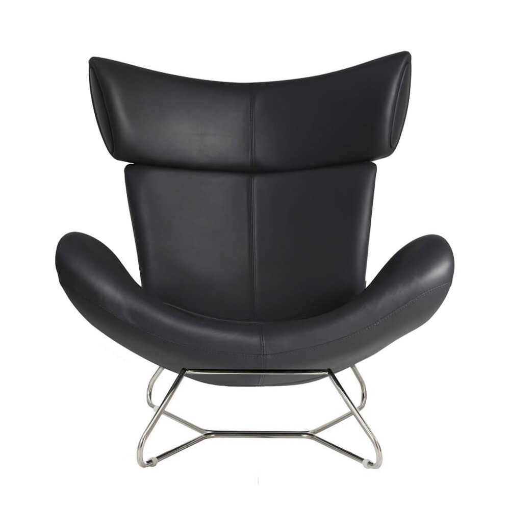 Imola Design Fauteuil Réplique en Cuir Italien