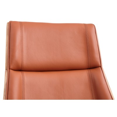 Nordic Leather Highback Office Chair