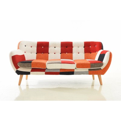 furmod The Club Patchwork Colors Sofa "3 Seater"