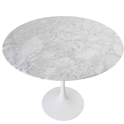 Tisch Dining Tulip 100cm aus Carrara Marmor