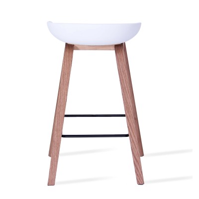 Tabouret nordique Daxer en bois de hêtre