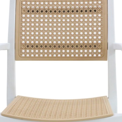 Outdoor-Stuhl aus synthetischem Rattan