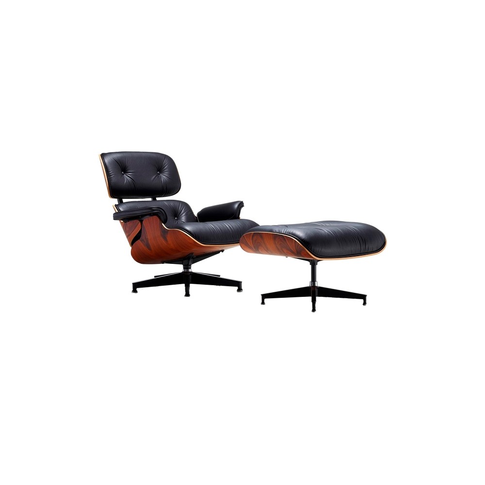 Réplique du fauteuil Eames Lounge chair original par Charles & Ray Eames