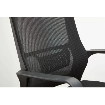 Silla Oficina Mesh Lowback Black Edition en Malla de Fibra