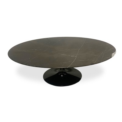 Réplique de table basse tulipe en marbre Marquina