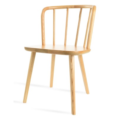 Silla nórdica Organic XL en madera de fresno