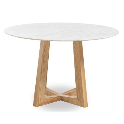 Eettafel Dream in Carrara-marmer 115cm