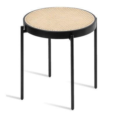 North side table in rattan 50cm