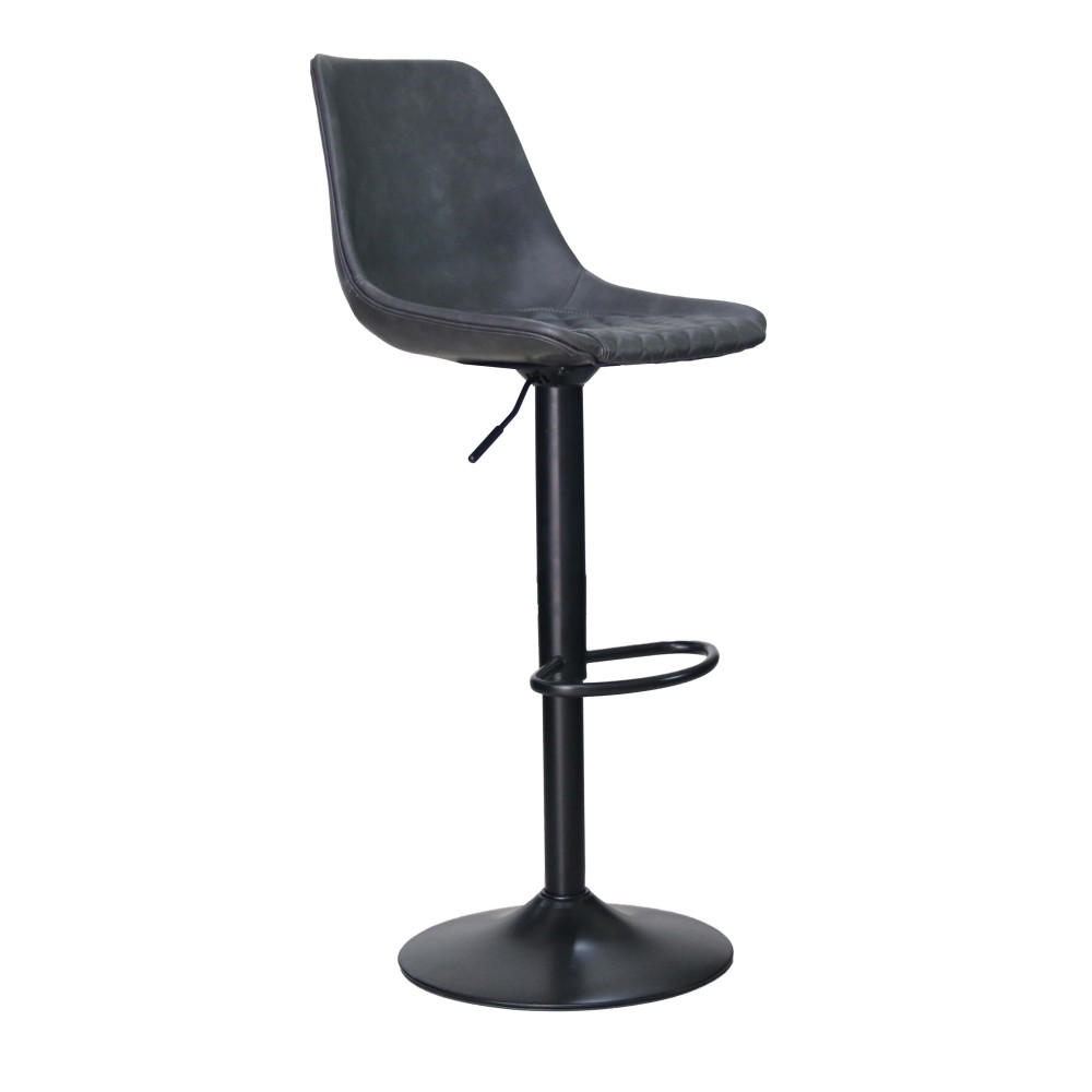 Tabouret ajustable Brandon recouvert de similicuir