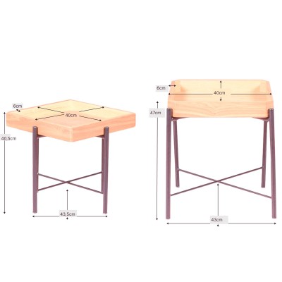 Ensemble de table d'appoint Earth