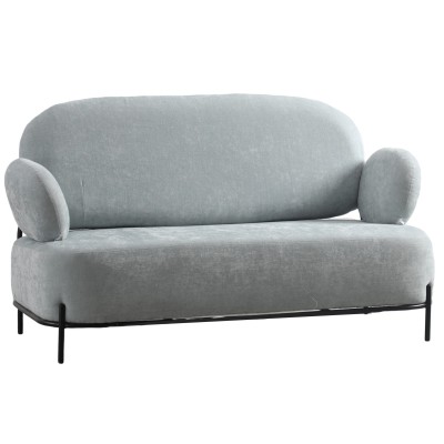 Canapé Clair Loveseat avec accoudoirs au design minimaliste