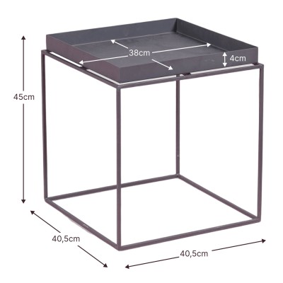 Sorento side table suitable for outdoor use