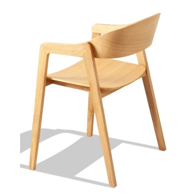 Cadeira minimalista Nordic Soho com braços