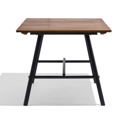 Industrial Fare table in solid Teak wood