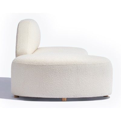 Designsofa Mozart aus Bouclé-Stoff