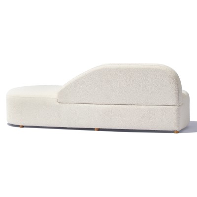 Designsofa Mozart aus Bouclé-Stoff