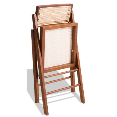 Silla Plegable Compass en rattan natural