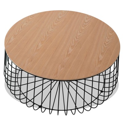 Design Zurich coffee table in ash wood