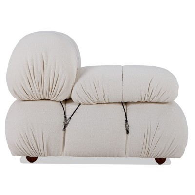 Laurel-Sofa mit Bouclé-Polsterung auf der rechten Armlehne