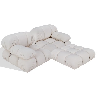 Zweiteiliges modulares Sofa Laurel mit Armlehnen