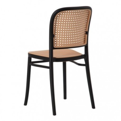 Pack 4 Moulin chairs in synthetic rattan