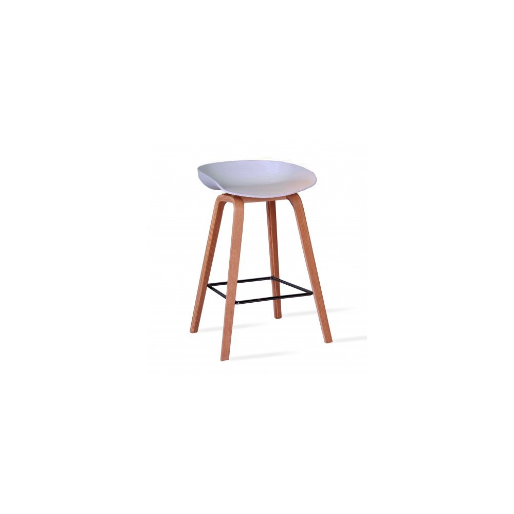 Tabouret nordique Daxer en bois de hêtre