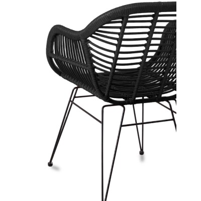 Le Midi Armchair in rattan perfect for outdoor