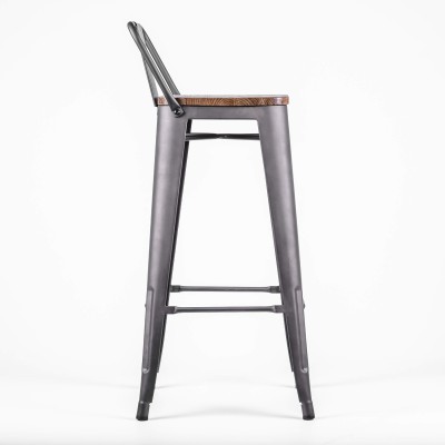 Hocker Bistro LB Wood Antique Icon Möbel