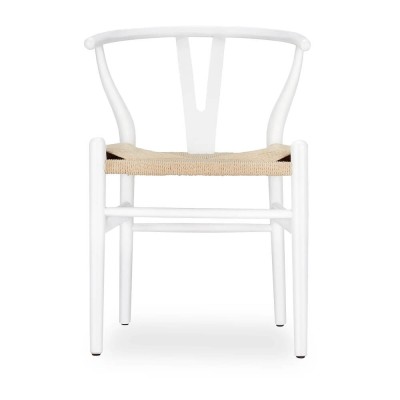 Réplica silla Wishbone CH24 en madera de colores