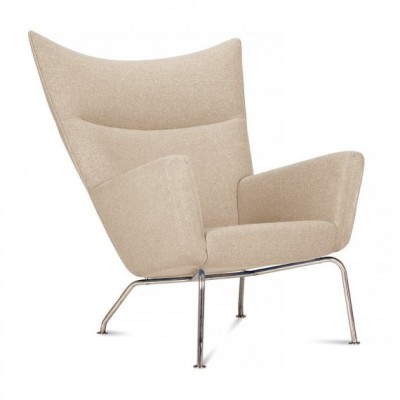 Wing chair replica by designer Hans J. Wegner