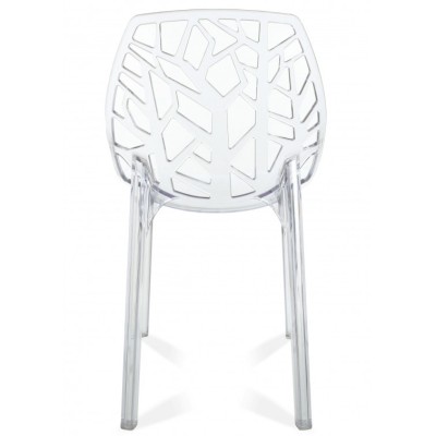 PACK 4 TRANSPARENT VEGTAL CHAIRS