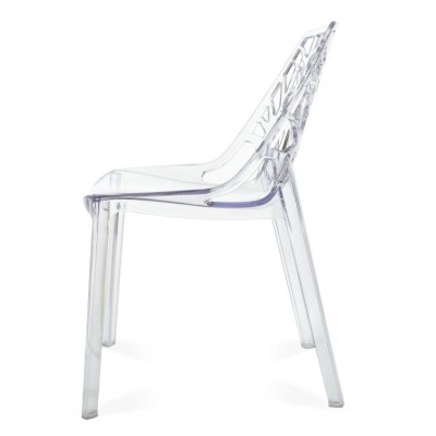 PACK 4 TRANSPARENT VEGTAL CHAIRS