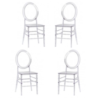 PACK 4 ISABELLE GHOST CHAIRS