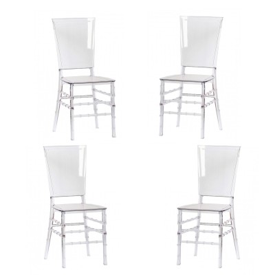 PACK 4 CHAISES FELIPE GHOST